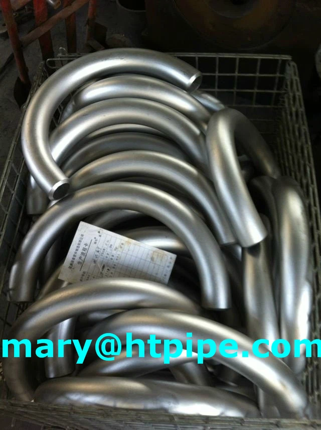 ASTM A 403 WP31254 180 Derece ASME B 16 değerini döndürür. 28 Kısa Yarıçap